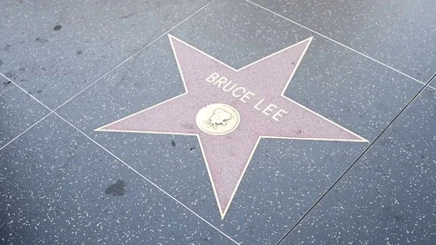 Hollywood Walk of Fame Stock Footage 83043653