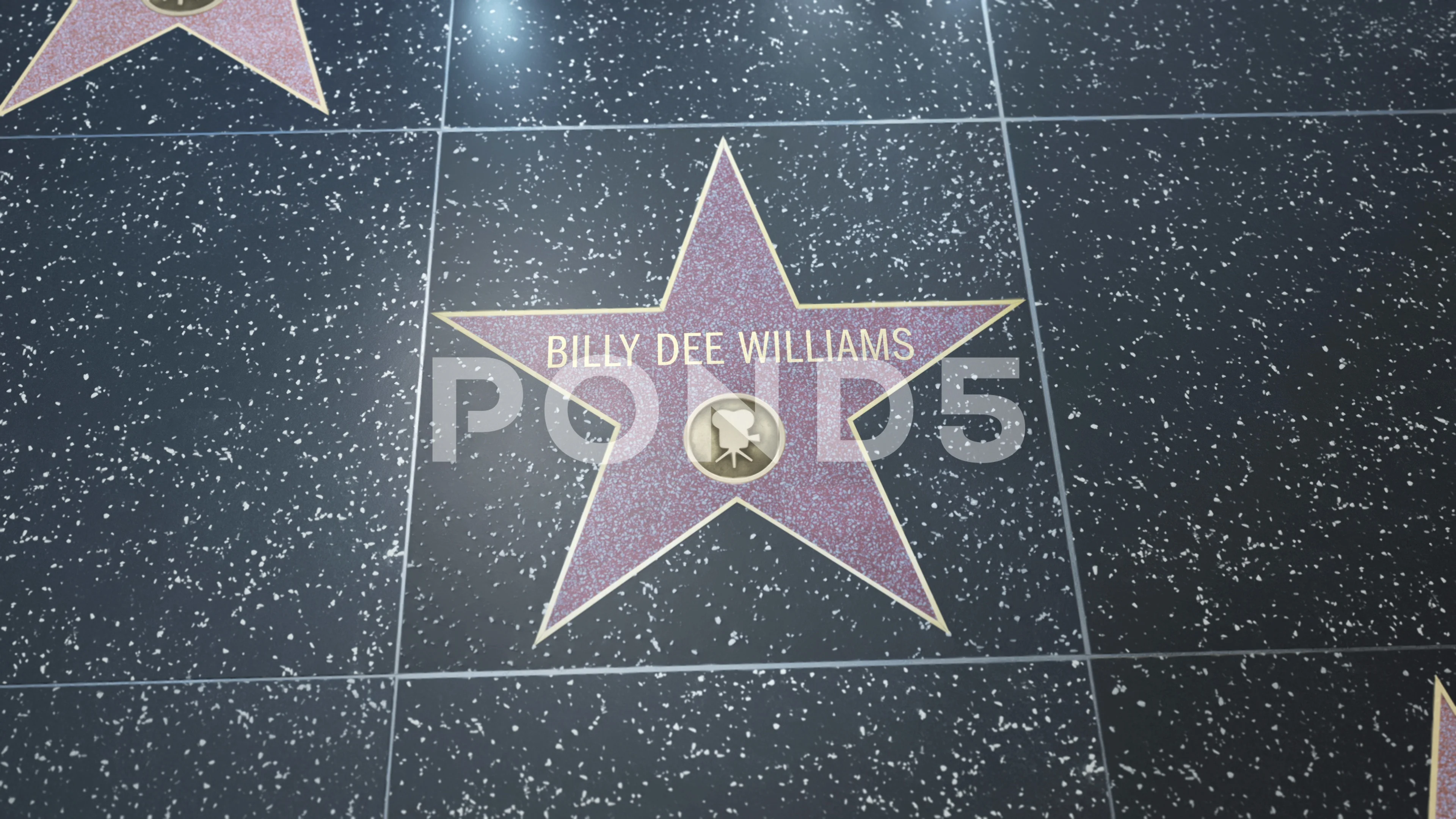 Hollywood Walk of Fame Star - 2 Shots - Billy Dee Williams