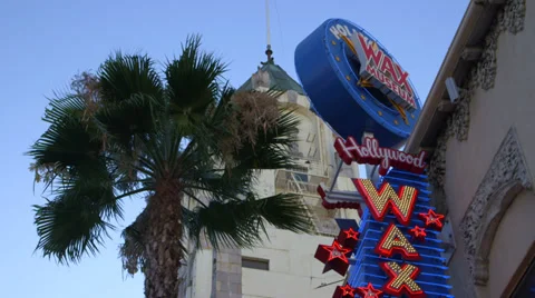 Hollywood Wax museum Stock Footage 32195352