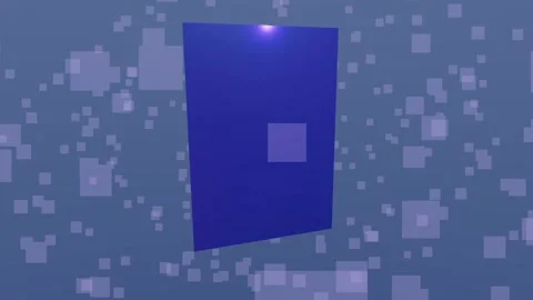 Holo Card Float 4K Stock Footage 338382814