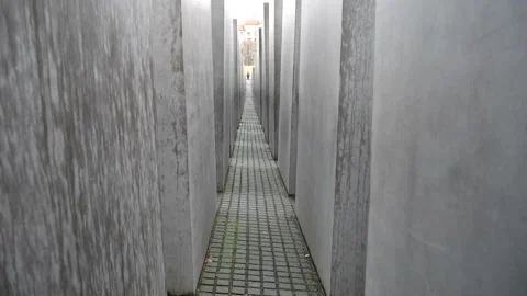 Holocaust Memorial in Berlin, Germany 動画素材 132355654