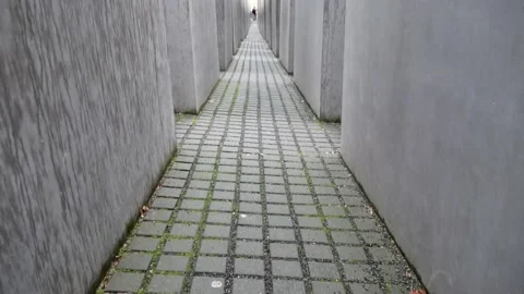 Holocaust Memorial in Berlin, Germany 動画素材 132355712