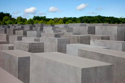 The Holocaust Memorial - Berlin Stock Photos