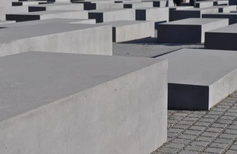 Holocaust memorial, Berlin Stock Photos