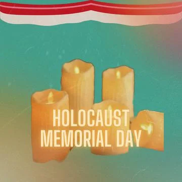 Holocaust memorial day Illustrazione stock