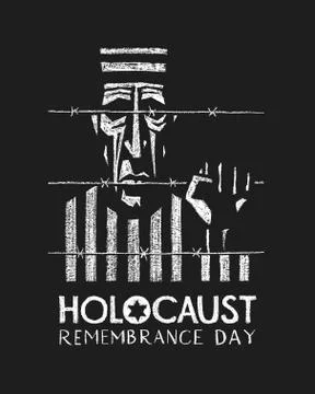Holocaust Remembrance Day Stock Illustration