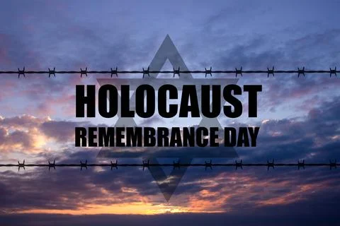 Holocaust Remembrance Day Stock Illustration
