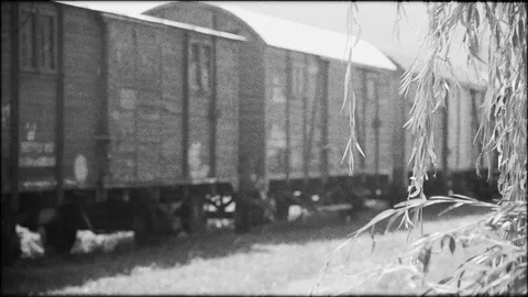 Holocaust train in Romania - LS Stock Footage 80642903