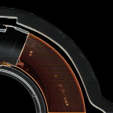 Hologram background Stock Illustration