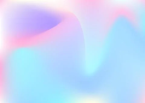 Hologram Background. Pop Multicolor Backdrop. Pearlescent Textur Stock Illustration