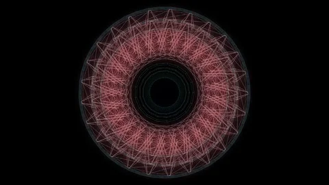 Hologram circle element HUD Stock Footage 86614542