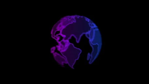 Hologram earth Stock Footage 265528597