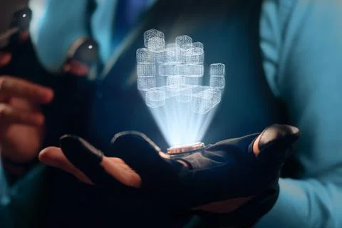 Hologram elements Illustrazione stock