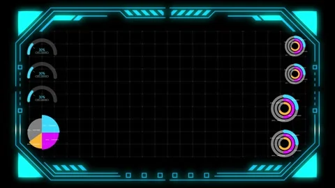 Hologram frame  Stock-Footage 274106247