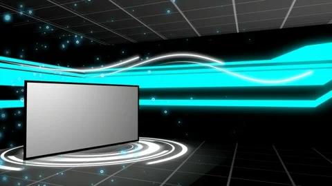 Hologram Futuristic Sci-fi interface Technology background for promotion Stock Footage 323175596