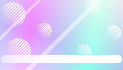 Hologram Gradient Background with Line, Circle. For Your Design Wallpapers Pr Stock Illustration