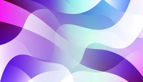 Hologram Gradient Geometric Wave Shape. Abstract background. For Template Cel Stock Illustration