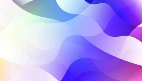 Hologram Gradient Geometric Wave Shape. Abstract background. For Template Cel Stock Illustration