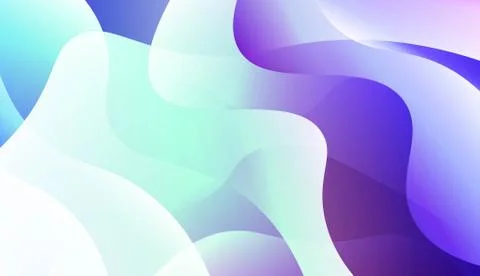 Hologram Gradient Geometric Wave Shape. Abstract background. For Template Cel Stock Illustration