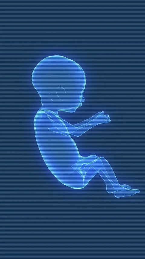 Hologram of a human Stock Footage 325075160