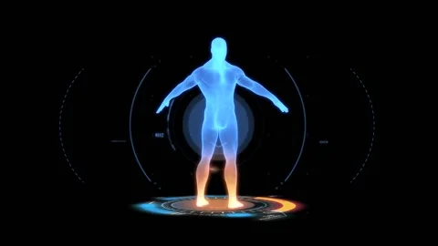 Hologram image Stock Footage 166050148