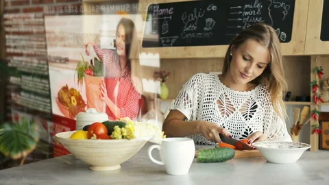 Hologram Interface Panel with Video Tutorial 動画素材 94813725