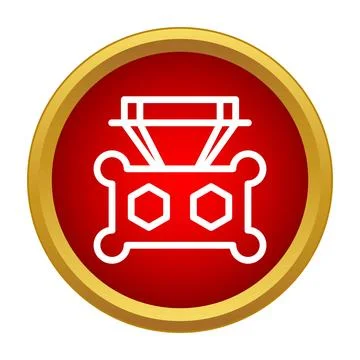 Hologram projector icon illustrating augmented reality technology イラスト素材