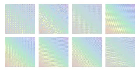Hologram texture pattern glitter foil with rainbow Stock Illustration