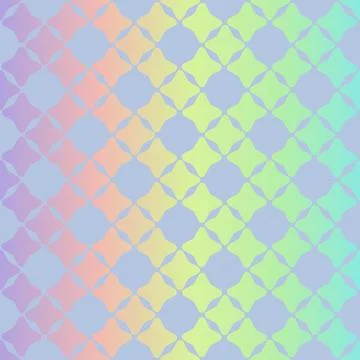 Hologram texture patterns. Vector gradient iridescent background. Stockillustratie