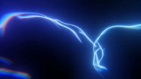 Hologram Waves 3 Video stock 117301783