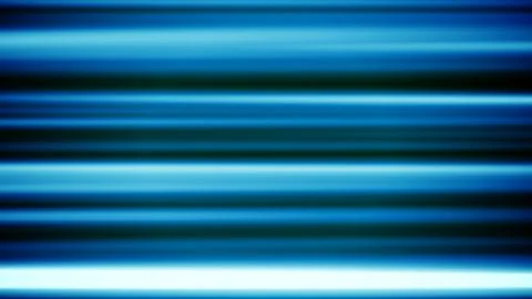 A holographic 3d rendering of thin horizontal blue and white pipes glowing op Stock Illustration