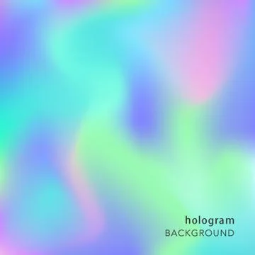 Holographic abstract background. Cosmic surreal texture Stock Illustration