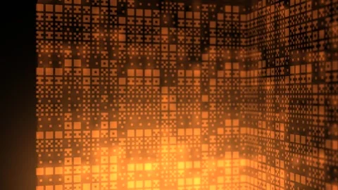 Holographic Alien Language Cube of Communication Module - Cinematic Conspira Stock Footage 327828906