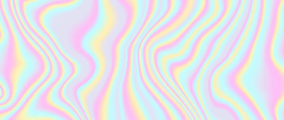 Holographic background. Rainbow gradient backdrop. Liquid metallic texture Stock Illustration