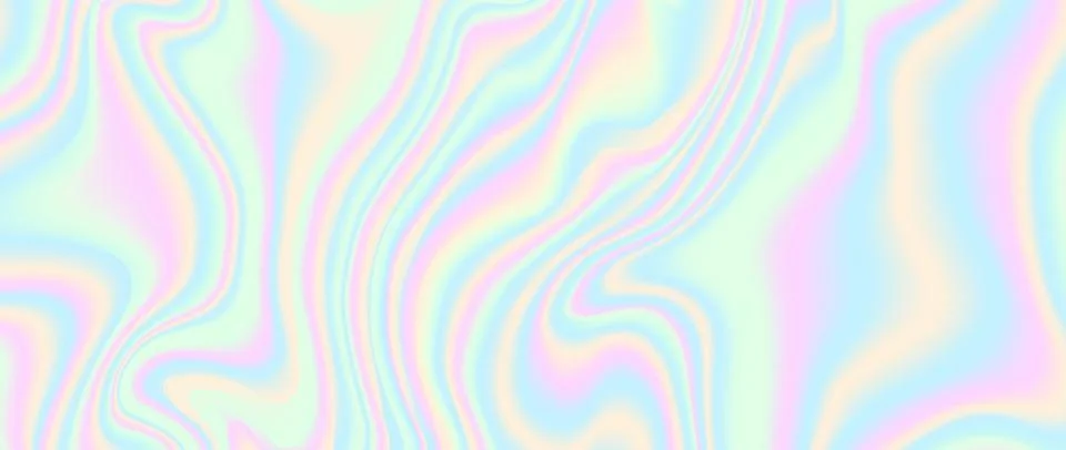 Holographic background. Rainbow gradient backdrop. Liquid metallic texture Stock Illustration