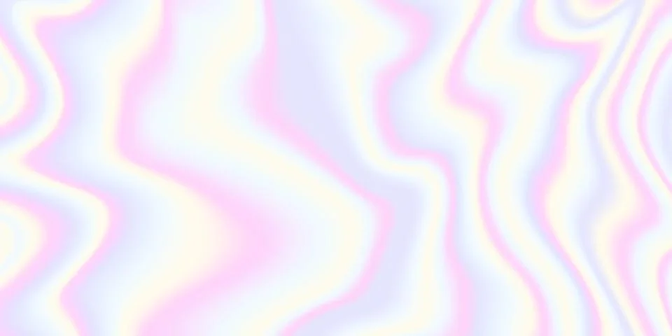 Holographic background. Unicorn gradient backdrop. Liquid metallic texture Stock Illustration