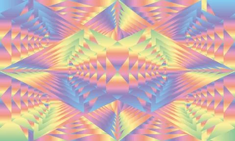 Holographic background, vector. Illustration