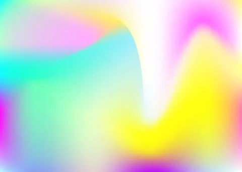 Holographic Background. Violet Pop Gradient. Blur Geometry Invit Stock Illustration