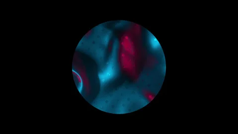 Holographic creative colorful waves background. Beautiful smooth flow of foil Stock Footage 145607656