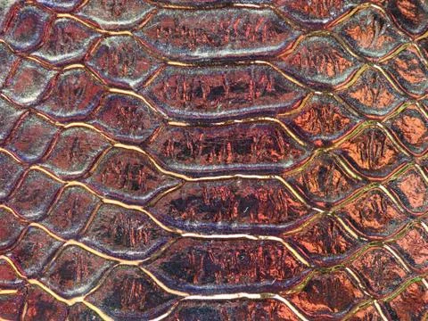 Holographic crocodile pattern Stock Photos