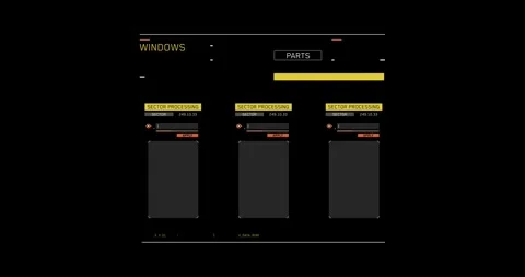 Holographic Dashboard Screen 動画素材 337700537