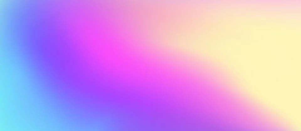 Holographic dreamlike gradient background for apps Stockillustratie