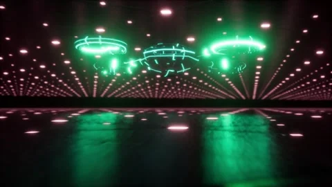 Holographic drone fly a head with camera folow. Hologram material glowing in Stock Footage 246681395