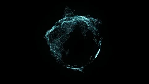 Holographic Earth Globe user interface head up display HUD 4k Stock Footage 93546750