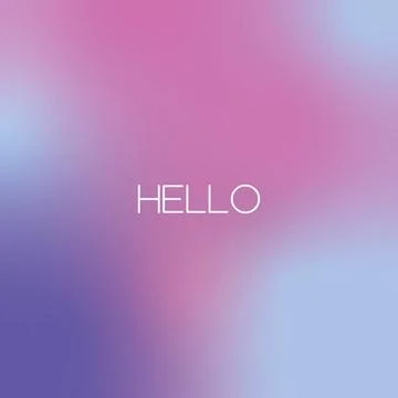 Holographic effect Y2K square background. World Hello Day celebration. Stock Illustration