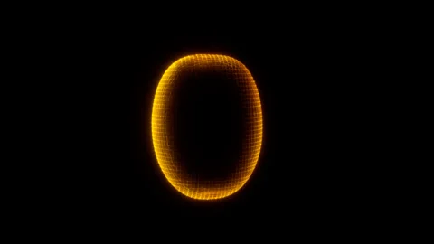 Holographic Endless Loop of a Rotating Kiwi in 4K Stock Footage 304738910