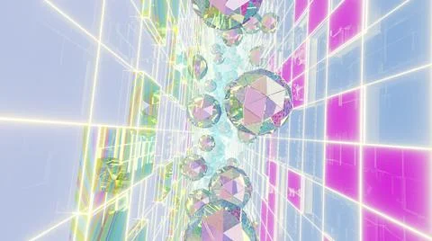 Holographic Geometry 05 Stock Illustration