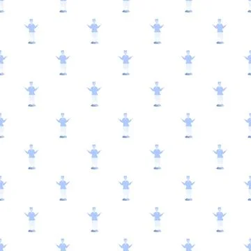 Holographic human figure pattern for technology concept イラスト素材