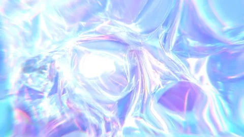 Holographic Liquid Morphing Looping Background Stock Footage 282366985
