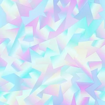 Holographic mosaic pattern Stock Illustration